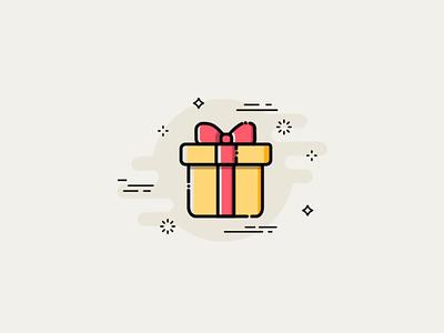Booom 💥 after effect animation app gif gift gift box illustration lottie motion present user interface