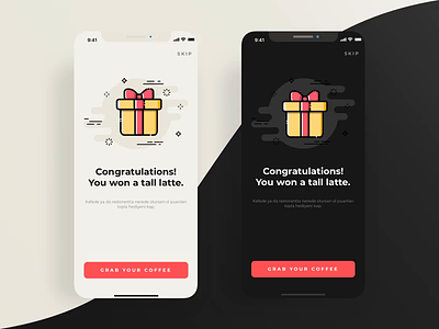 Booom Booom💥 after effect app gift illustration modal motion onboarding prize user interface
