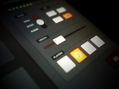 iPad Audio-Style UI WiP app audio dark interface ipad mockup ui wip