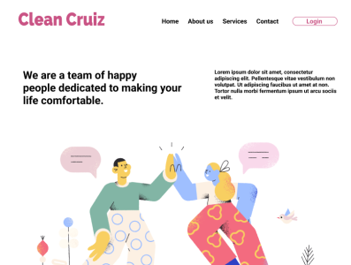 Clean Cruiz branding design illustration ui