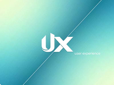 UX Logo graphic design logo ui user experience ux
