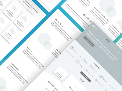 Homepage Wireframes