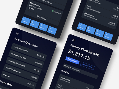 2 hour design challenge - darkmode banking