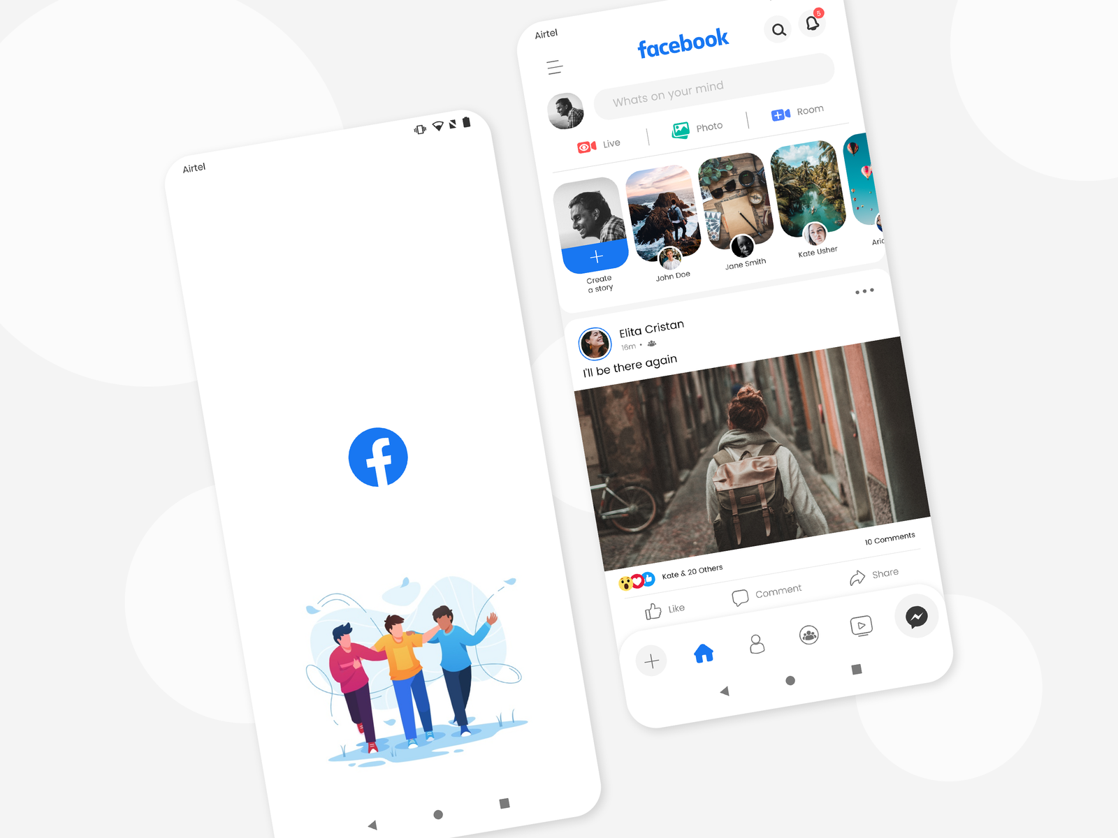 Facebook Login Redesign by Mashate Ayoub on Dribbble