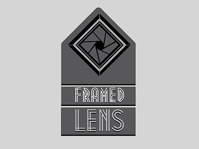 Framed Lens 3 camera frame logo