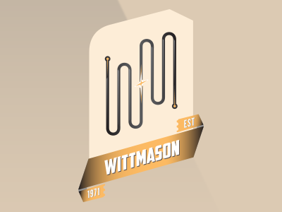 Wittmason logo electric filament logo personal