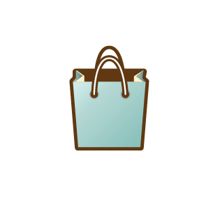 a shopping bag bag icon shopping