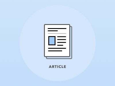 Article icon - place holder image article icon line art