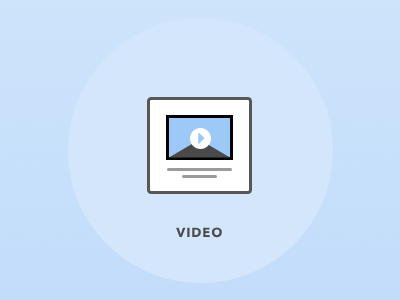 Video icon icon line art publishing ui