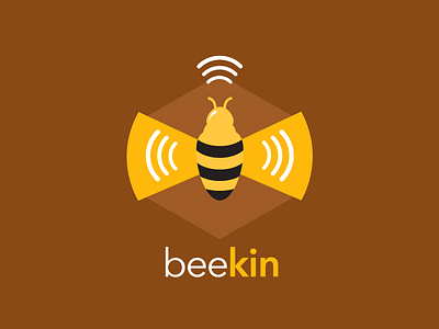 Beekin Logo apple beacon beacon bee geo data transmit