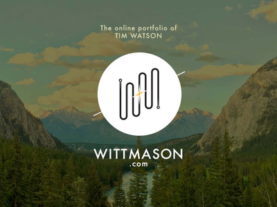 WittMason.com is LIVE animation logo type ui ux website