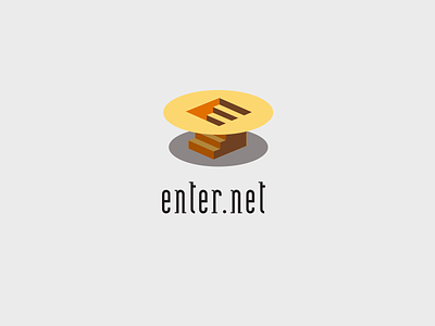Enter.net 3d e logo icon logo logotype vector