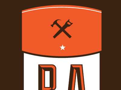 RA logo ver.3 brand construction hammer logo saw star