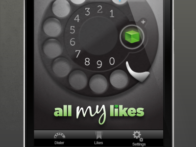 All My Likes overview dialer icon ios ui