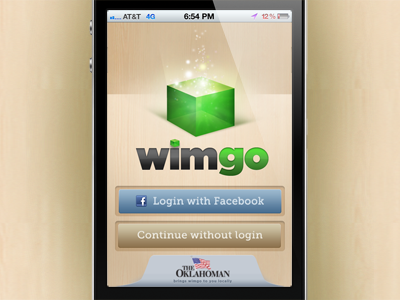 Wimgo iPhone Splash app ios ui