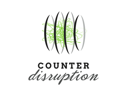 Counter Disruption chaos counter counteract disrupt disruption logo scribble