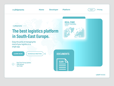 MyShipments (Logistics Platform) Interface