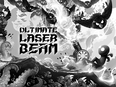Ultimate Laser Beam character design concept art game art promo art video game