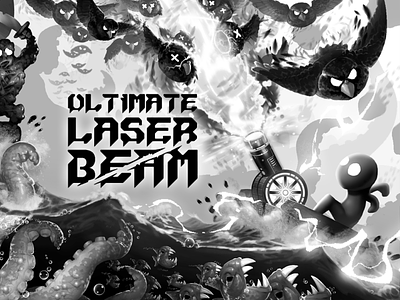 Ultimate Laser Beam character design concept art game art promo art video game