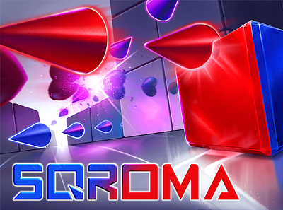Sqroma concept art game art illustration promo art video game