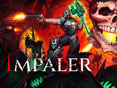 Impaler concept art game art illustration promo art video game
