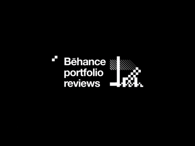 Behance Portfolio Reviews Titles 2d after effects behance black glitch typography white