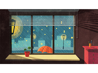 Yandex.Taxi Weather 2d app application blinds cafe cartoon city cityscape design dinner evening flat food graphic graphics home iphone motion night rain restaurant sky fall stars taxi town umbrella vector weather window yandex