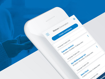 Watson Conversation mobile design