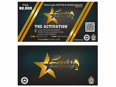 Award Night Invitation Design award branding design graphic design invitation marketing