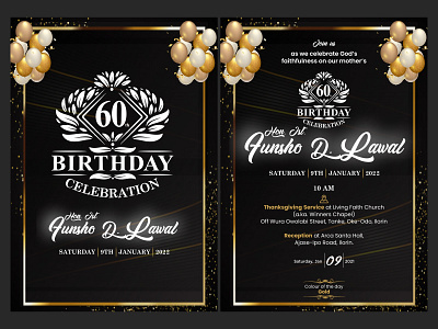Birthday Invitation Design advertising birthday branding design graphic design invitation marketing
