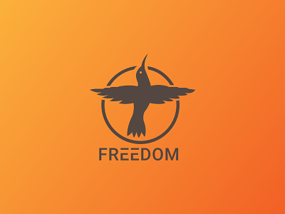 Freedom branding creative logo design graphic design illustration logo modern logo typography
