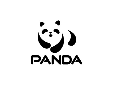 Panda branding creative logo design graphic design illustration logo modern logo typography vector