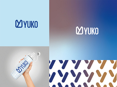 YUKU logo and branding branding design graphic design illustration karate logo martial sport typography vector