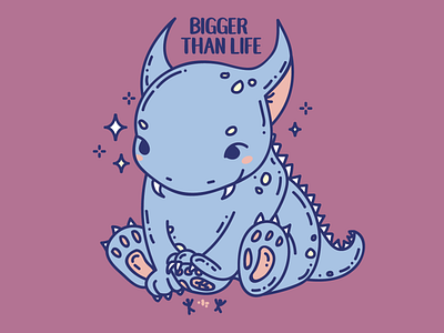 Colossal Monster Vector Illustration big monster blue monster character colossal cute monster design graphic design illustration monster vector