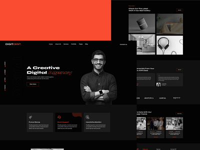 Home Page Design design graphic design ui