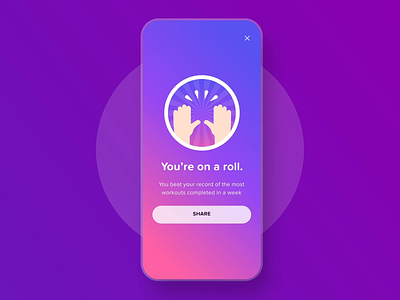 Badges Design - Fiton Fitness App achieve achievement animation app branding cardio exercise fitness mobile motion product product design ui ux ui uxui visual