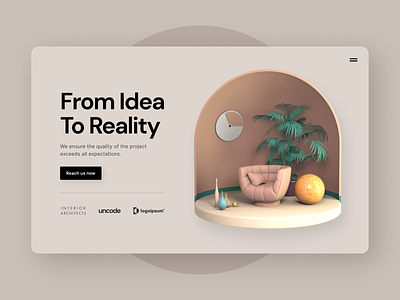 Interior Company Site - 3D concept