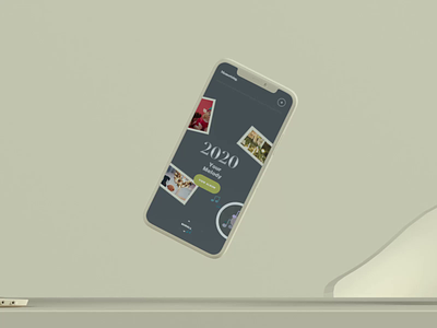 Album App UI Concept 3d album animation concept design image images motion photo ui visual