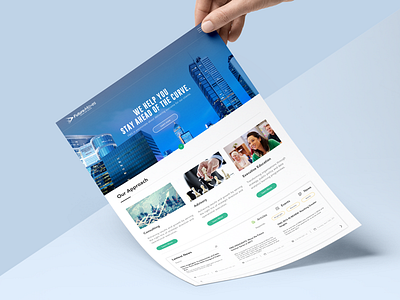 Future-Moves Group (Consulting Website) consulting design layout template ui ux