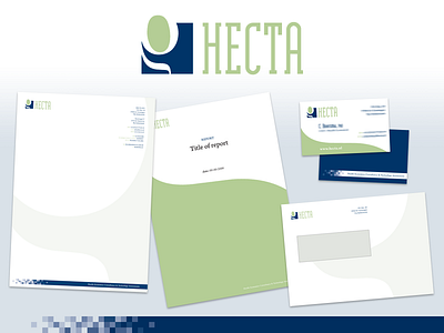 Hecta house style identity logo