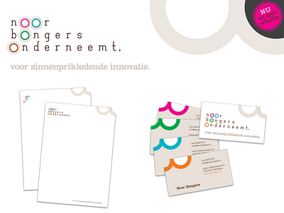 Visual identity for innovative entrepreneur house style identity logo