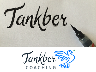 Logo Tankber hand drawn logo