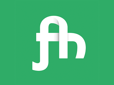 'FH' Monomark humanistic logo logo design logodesign monomark typography
