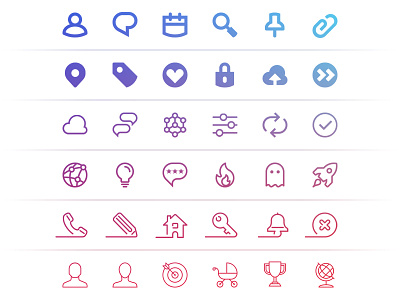 162 icons FREE / PWYW app icons free freebie icon design icons pictograms pwyw symbols