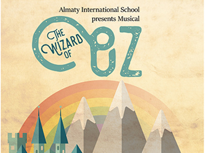 The Wizard Of Oz Poster Dribble illustration poster design the wizard of oz