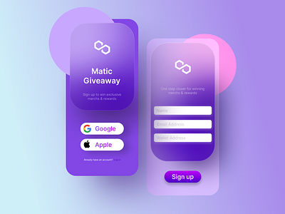 Matic Login app dailyui graphic design mobile ui ux