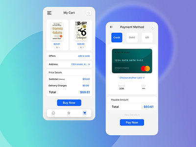 Credit Card Checkout app dailyui design graphic design mobile ui ux