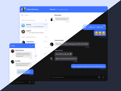 Chat Widget app design ui ux widget