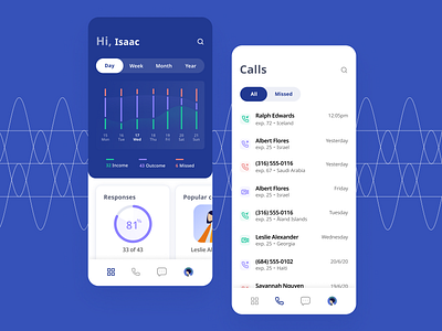 Mobile app for online calls app design mobile ui ux
