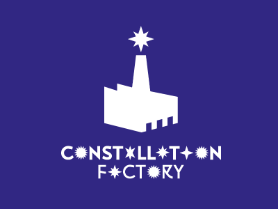 Constellation Factory constellation factory lettering logo movie star studios